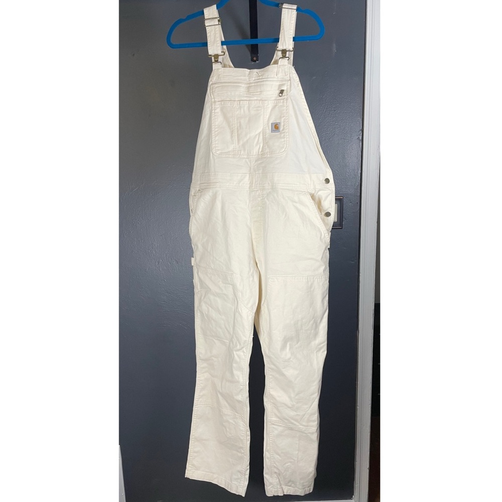 Carhartt RUGGED FLEX CANVAS BIB OVERALL MODEL NO, 0R2438-W